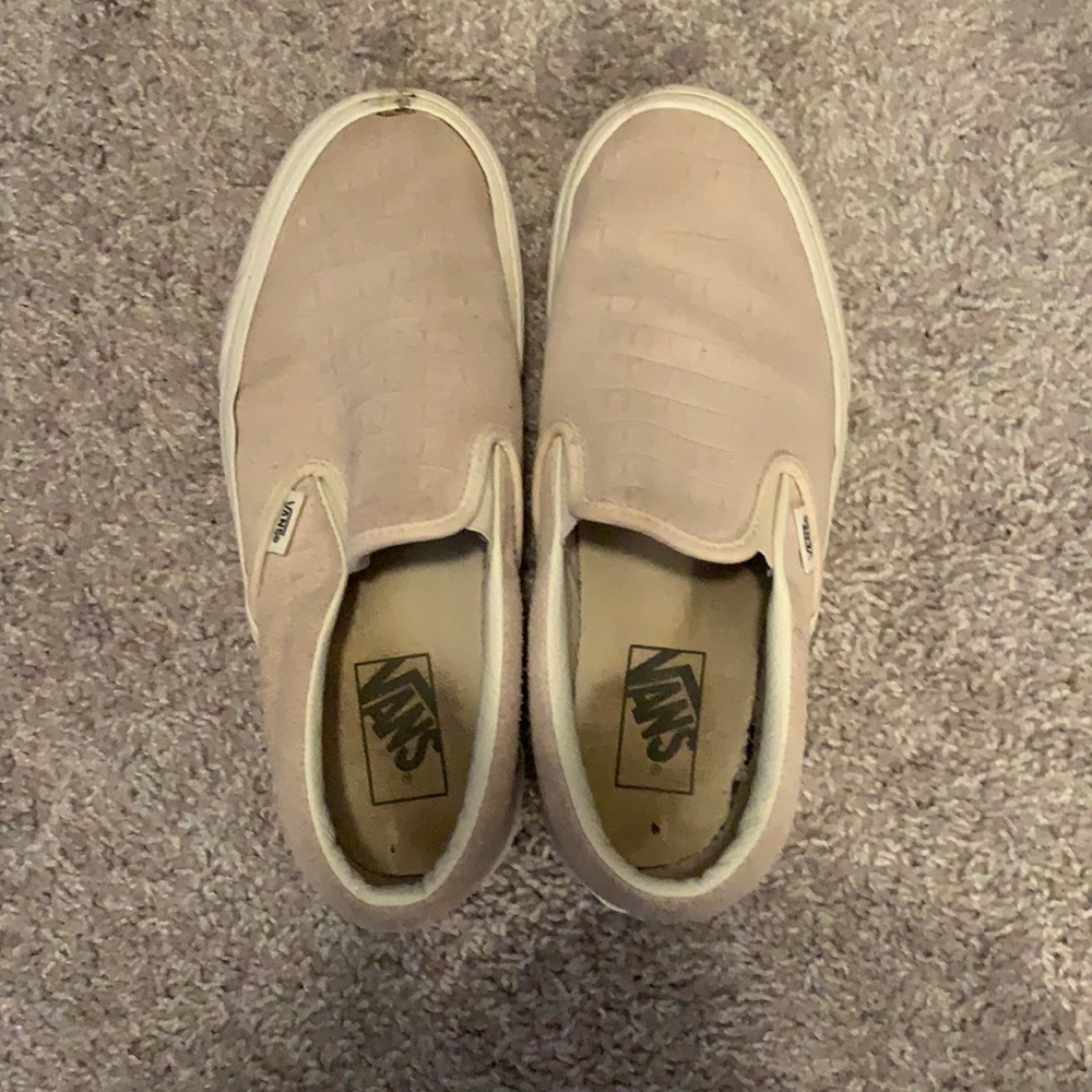 Snakeskin vans